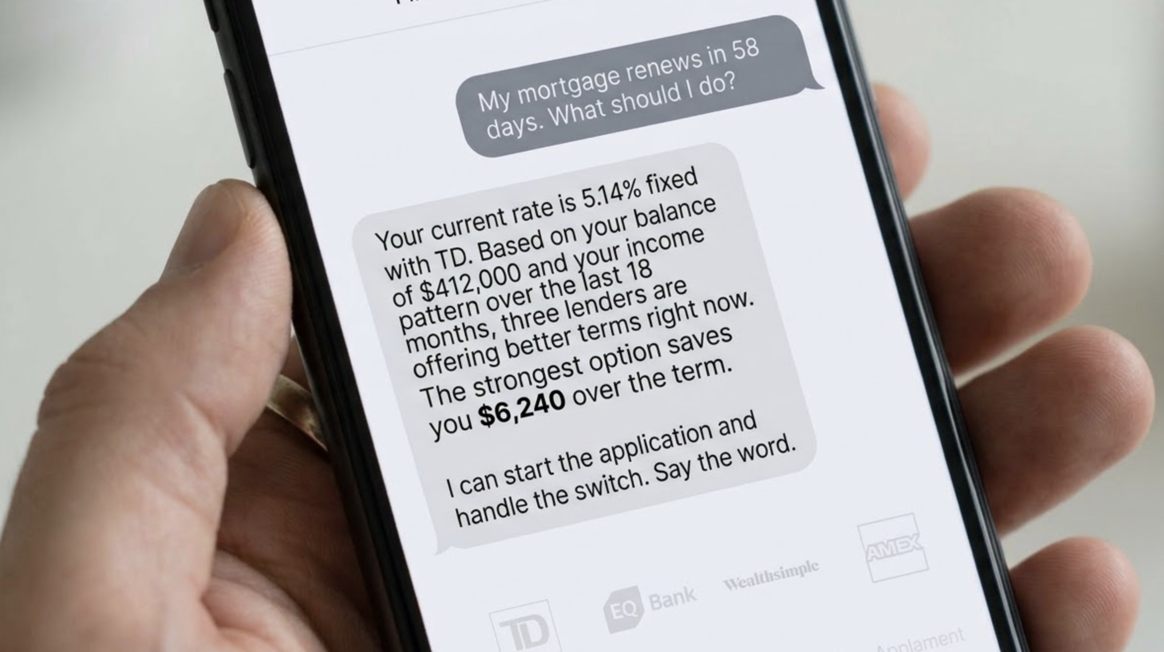 The end of choosing a bank